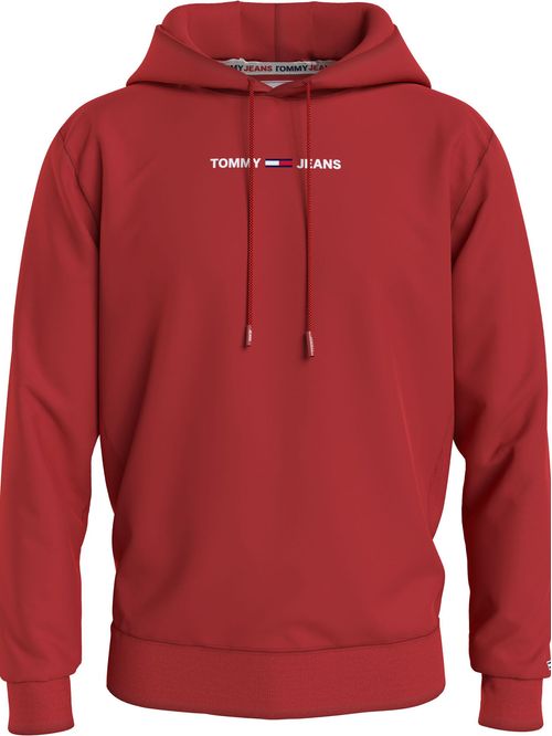 SUETER CON LOGO BORDADO EN EL PECHO Y HOODIE