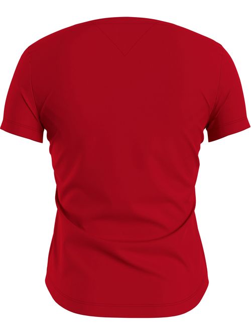 CAMISETA DE CUELLO EN V Y CORTE SLIM