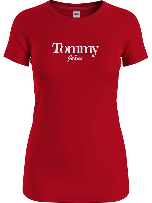 CAMISETA SKINNY CON LOGO ESSENTIAL