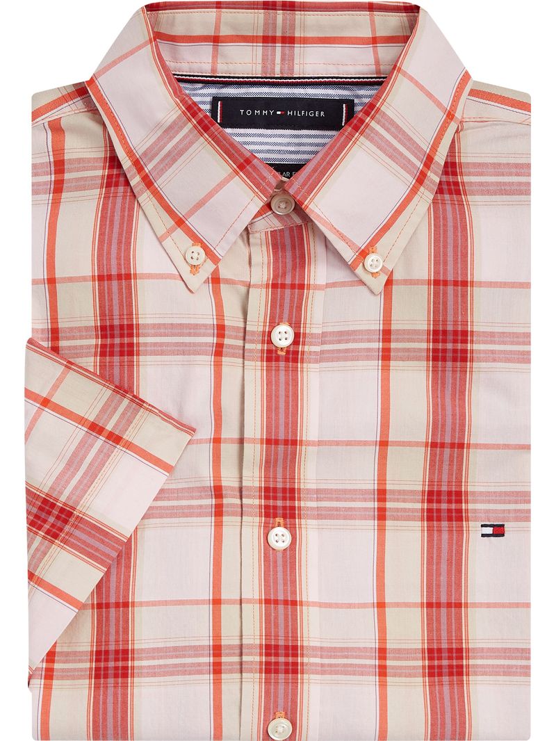 Camisa tommy hilfiger online cuadros rojo