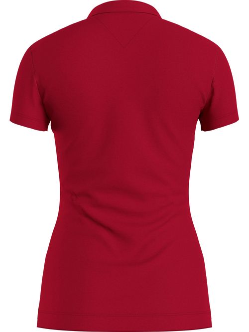 POLO SLIM CON LOGO CRYSTAL