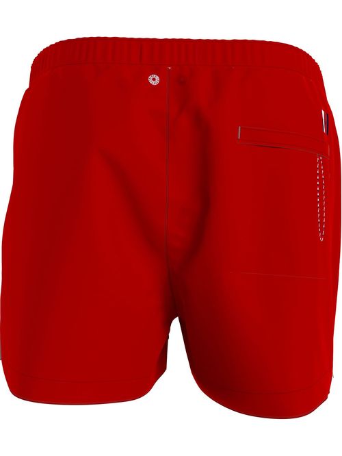 BAÑADOR DE LARGO MEDIO CON LOGO Y CORDÓN