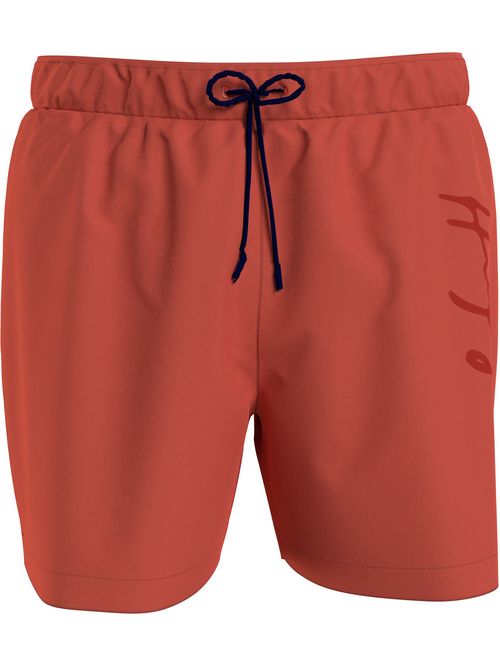 BAÑADOR DE CORTE REGULAR CON LARGO MEDIO Y LOGO