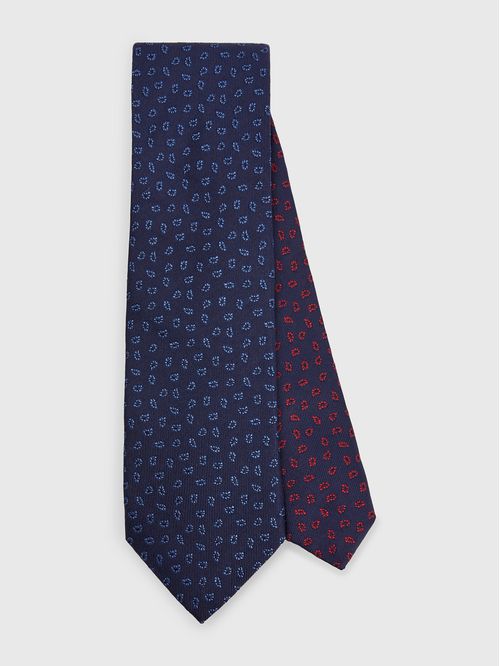 CORBATA CON DISEÑO DE CACHEMIR EN JACQUARD