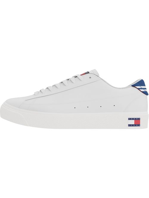 ZAPATILLAS DE CUERO CON PARCHE DE TOMMY