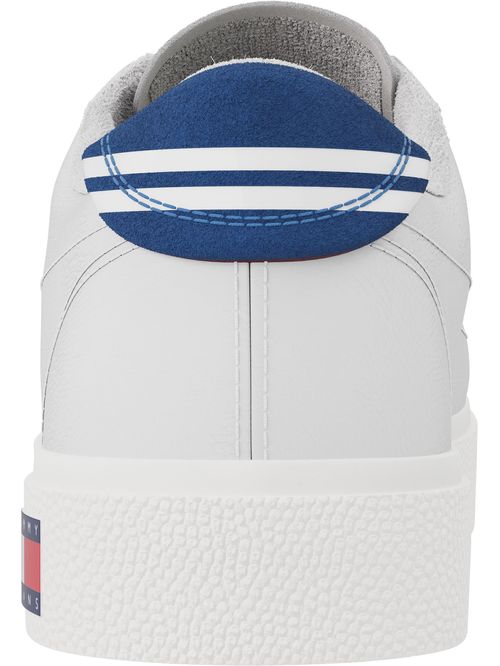 ZAPATILLAS DE CUERO CON PARCHE DE TOMMY