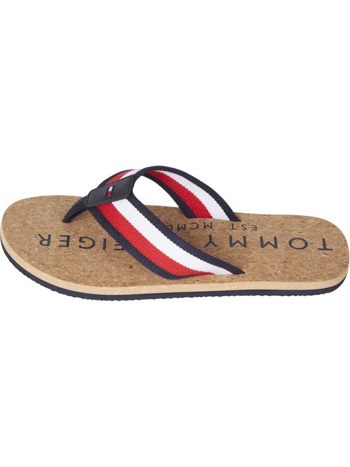 CHANCLETAS DE CORCHO CON TIRA DISTINTIVA