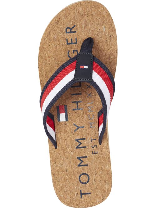 CHANCLETAS DE CORCHO CON TIRA DISTINTIVA