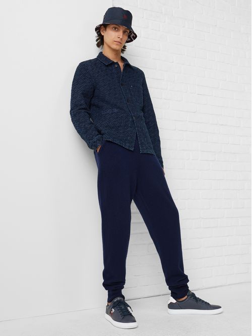 ZAPATILLAS DEPORTIVAS DE CUERO CON MONOGRAMA