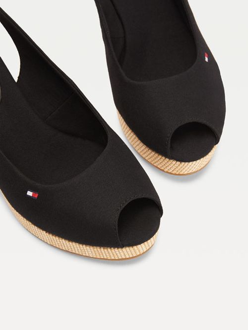 SANDALIAS ICONIC DE CUÑA Y TALÓN DESCUBIERTO