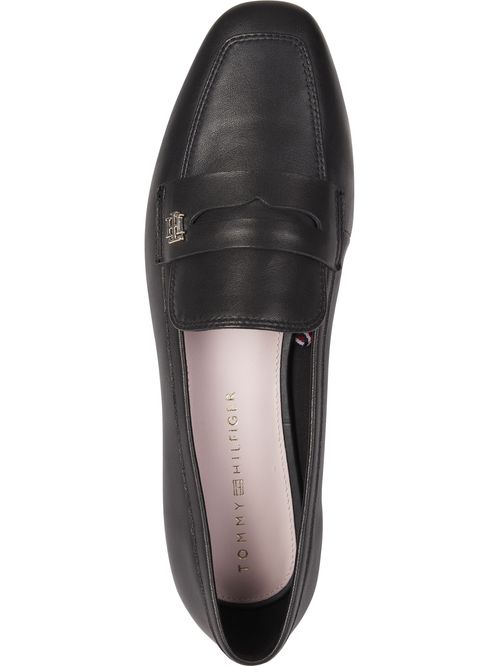 MOCASINES PLANOS CUERO CON MONOGRAMA