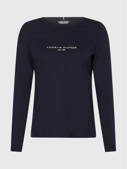 CAMISETA DE MANGA LARGA CON LOGO BORDADO