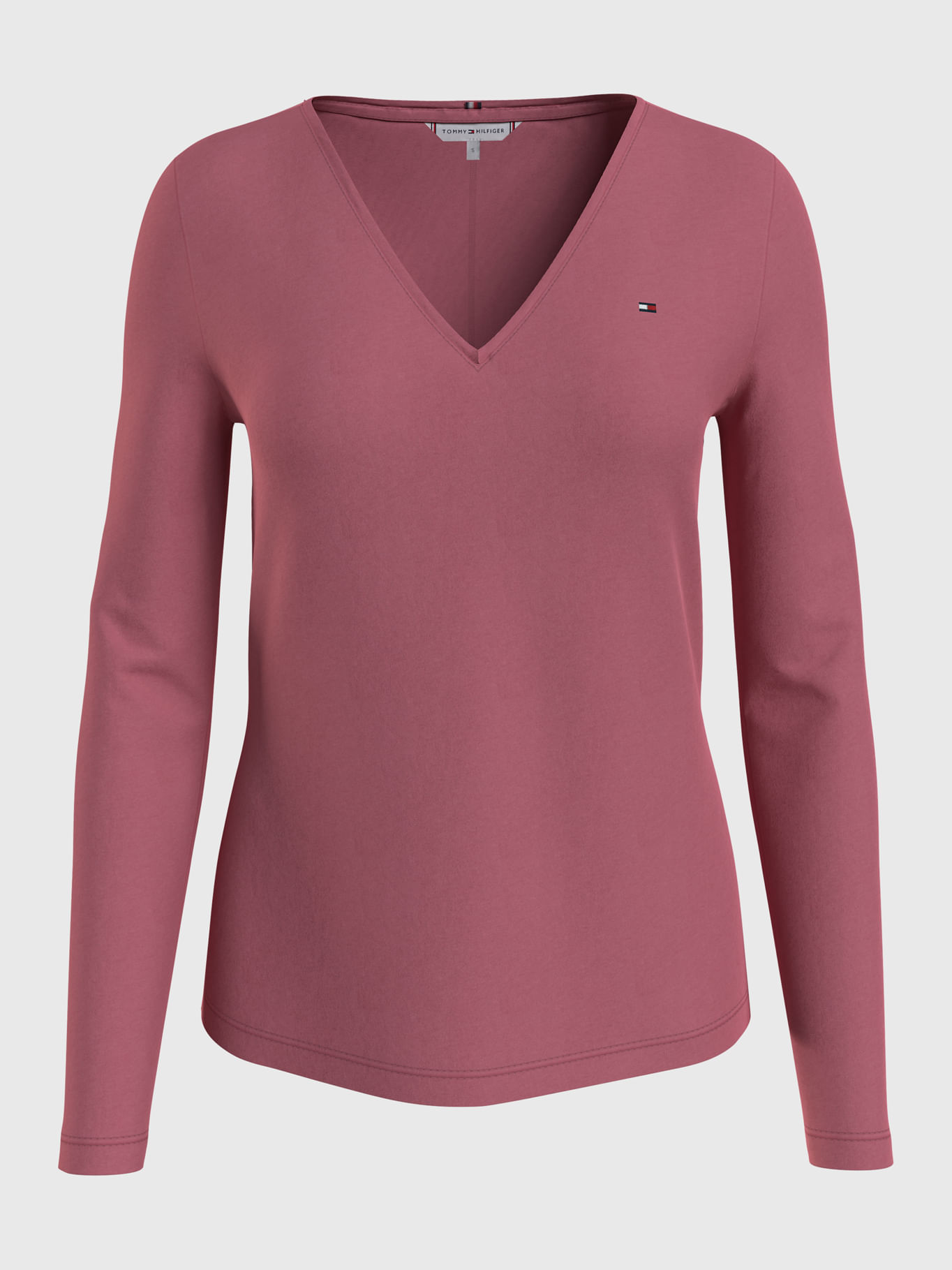 TM-001 Camiseta de Mujer Tommy Hilfiger, cuello redondo negra - EverestCR