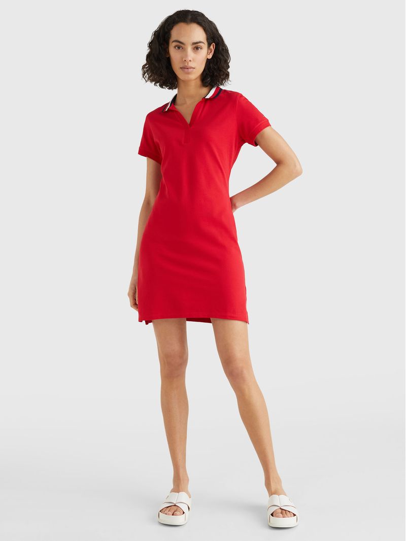 Vestido discount polo rojo