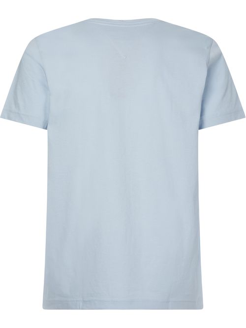 CAMISETA DE CORTE REGULAR EN ALGODÓN CON CUELLO V