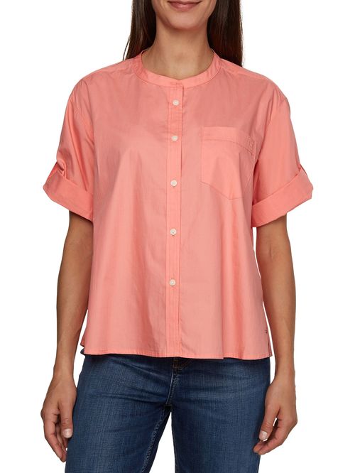 CAMISA MANGA CORTA DE ALGODÓN ORGÁNICO CON CORTE AMPLIO
