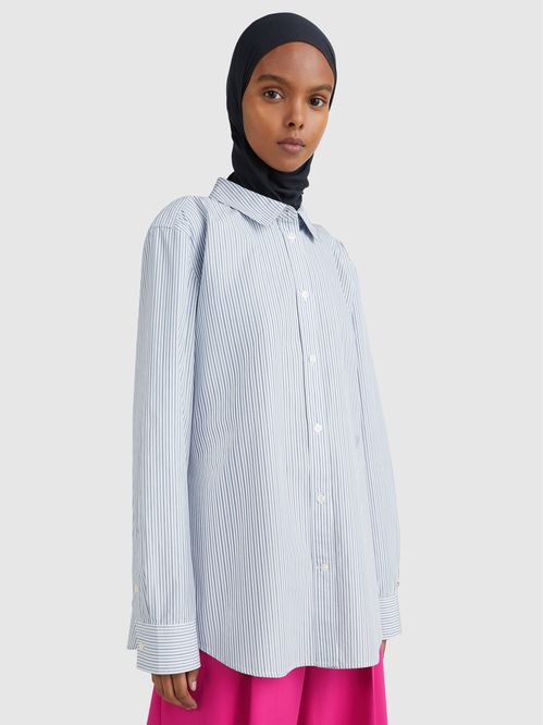 CAMISA DE RAYA DIPLOMÁTICA DE ALGODÓN