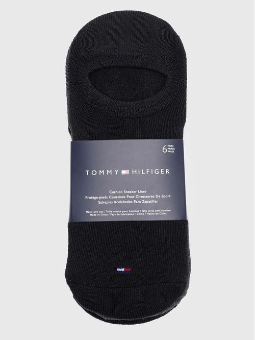 PAQUETE DE 6 CALCETINES DE RAYAS CON LOGO BORDADO