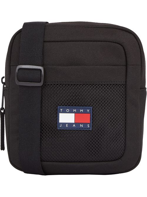 BOLSO REPORTER RECICLADO CON MALLA