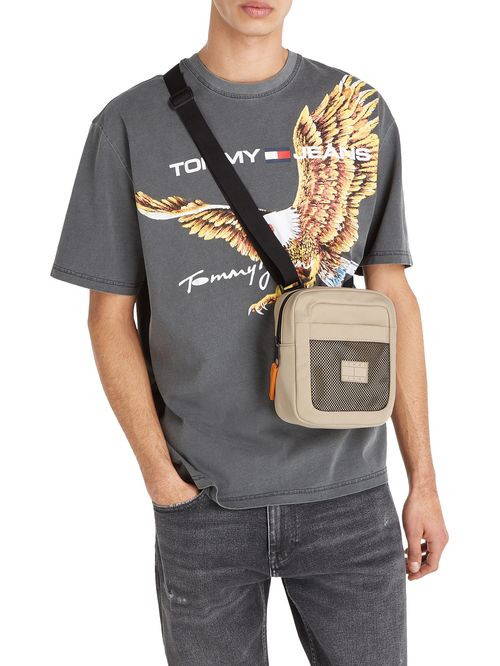 BOLSO REPORTER RECICLADO CON MALLA