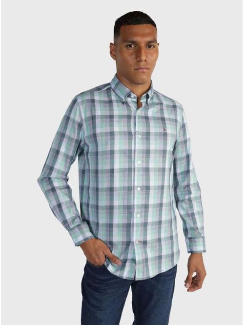 CAMISA REGULAR CON CUADROS