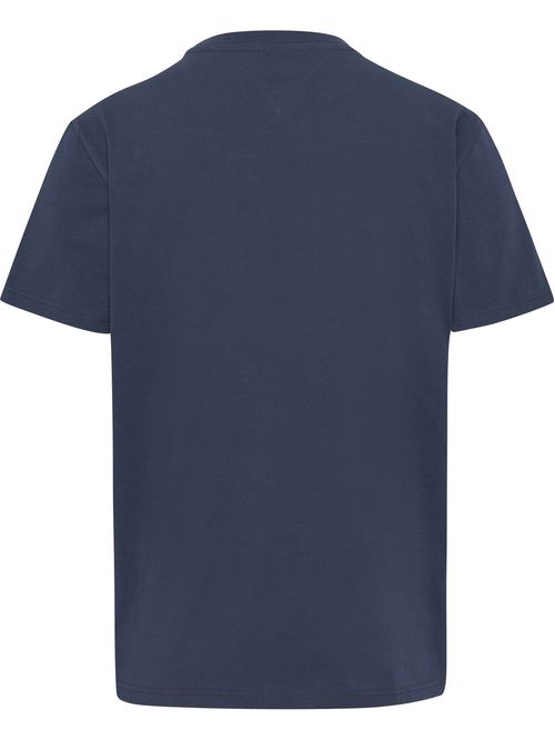CAMISETA CLÁSICA CON LOGO DE TARTÁN TOMMY