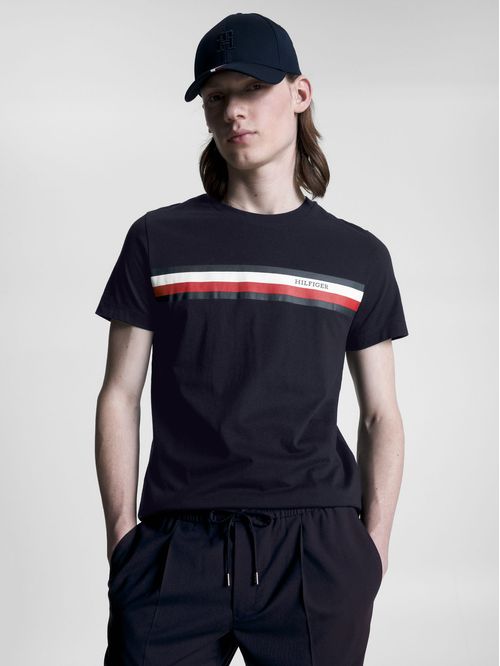 CAMISETA DE CORTE SLIM CON MONOTIPO HILFIGER