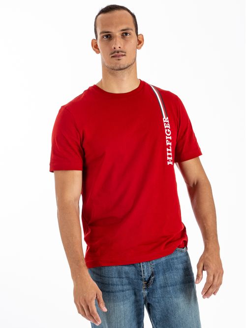 CAMISETA DE LOGO VERTICAL