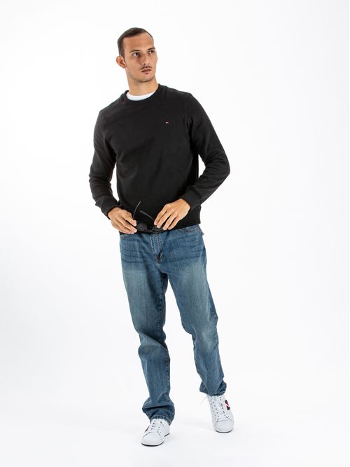 SUÉTER MANGA LARGA CON LOGO