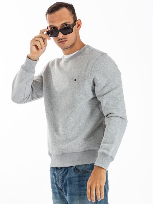 SUÉTER MANGA LARGA CON LOGO