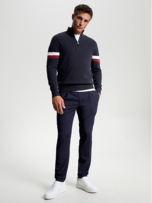 SWEATER GLOBAL STRIPE DE CUELLO PERKINS