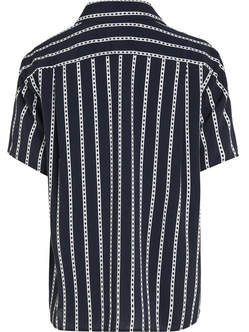 Camisa a raya de rombos