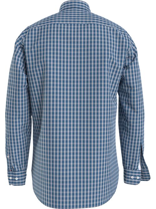 Camisa de corte regular con cuadros escoceses