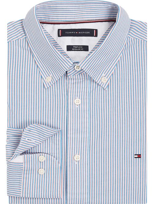 Camisa de corte regular con logo bordado en el pecho