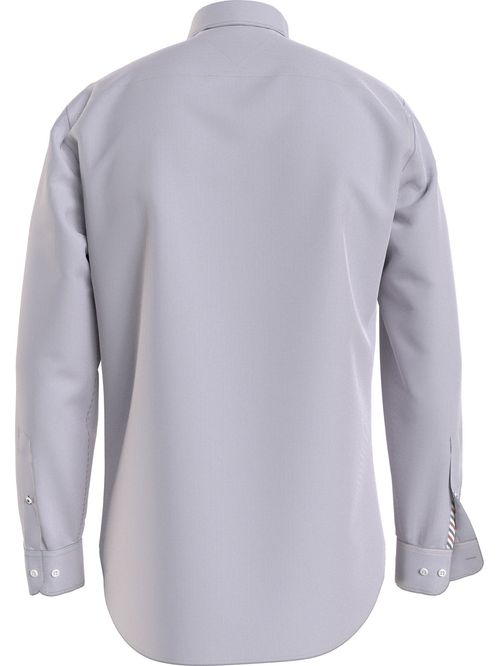 Camisa de corte regular con logo bordado en el pecho