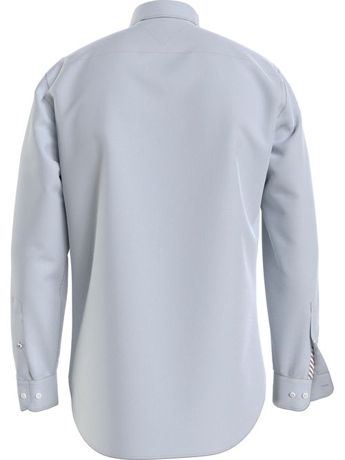 Camisa de corte regular con logo bordado en el pecho