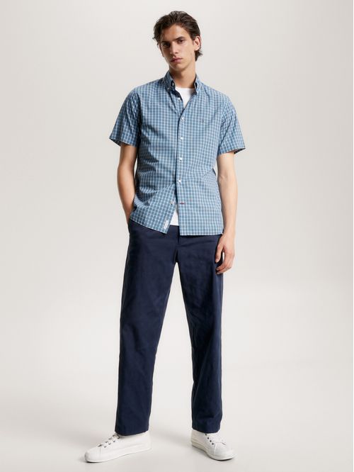 Camisa de cuadros con logo