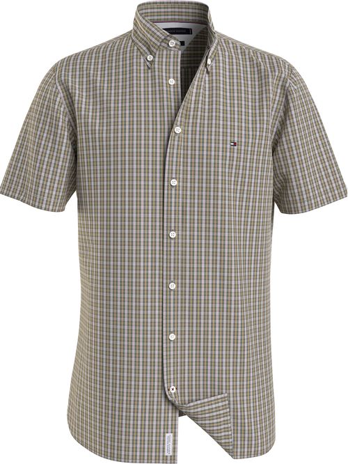 Camisa de cuadros con logo