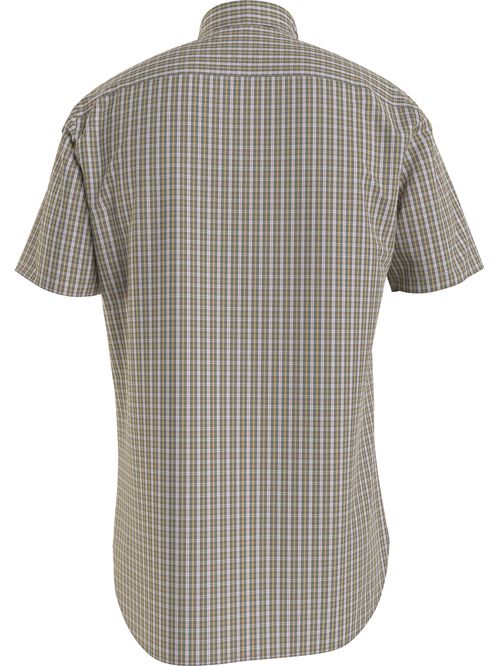 Camisa de cuadros con logo