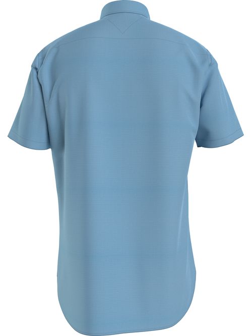 Camisa manga corta liviana oxford corte regular