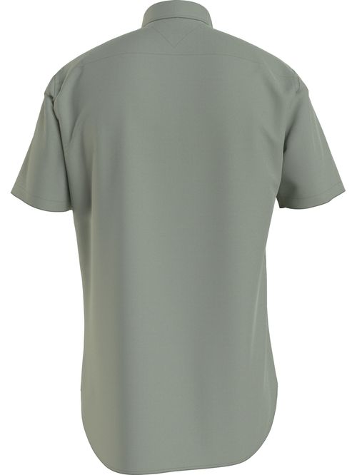 Camisa manga corta liviana oxford corte regular