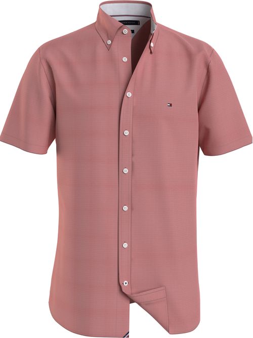 Camisa manga corta liviana oxford corte regular