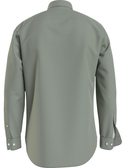 Camisa manga corta liviana oxford corte regular