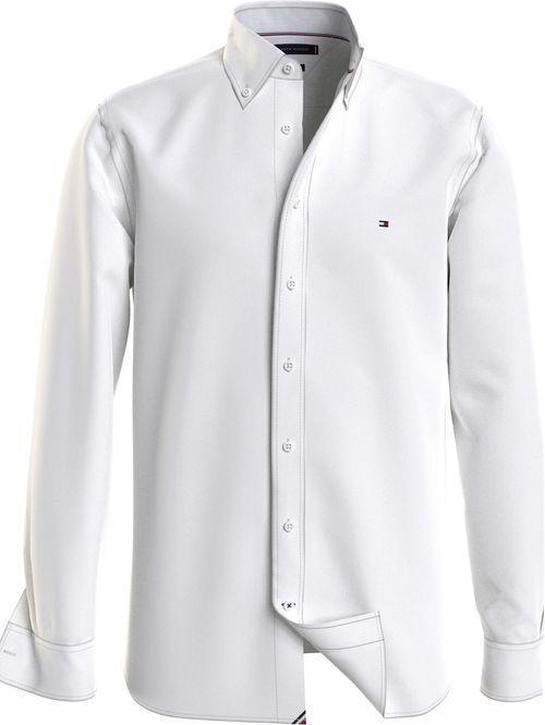 Camisa manga corta liviana oxford corte regular