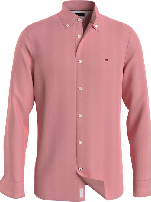 Camisa Oxford slim de rayas tonales