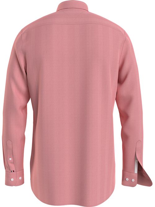 Camisa Oxford slim de rayas tonales