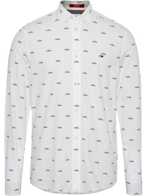 Camisa regular pop dobby