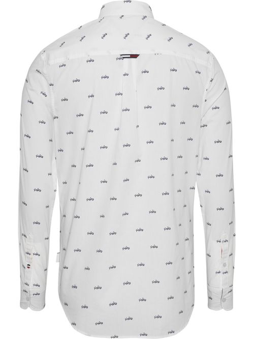 Camisa regular pop dobby