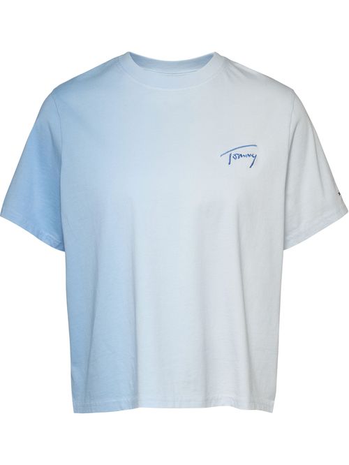 Camiseta classic signature dip dye