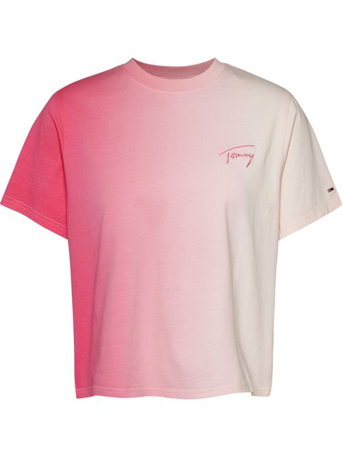 Camiseta classic signature dip dye